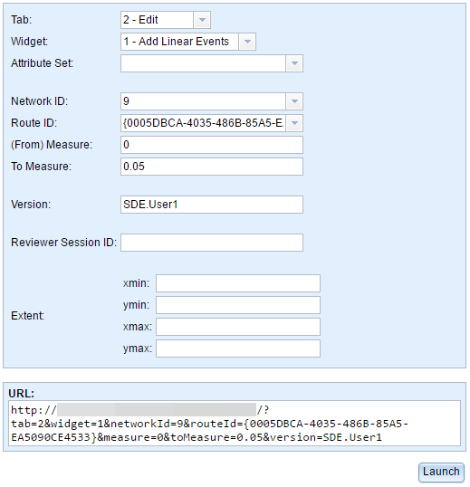 Event Editor launcher URL Event Editor launcher URL