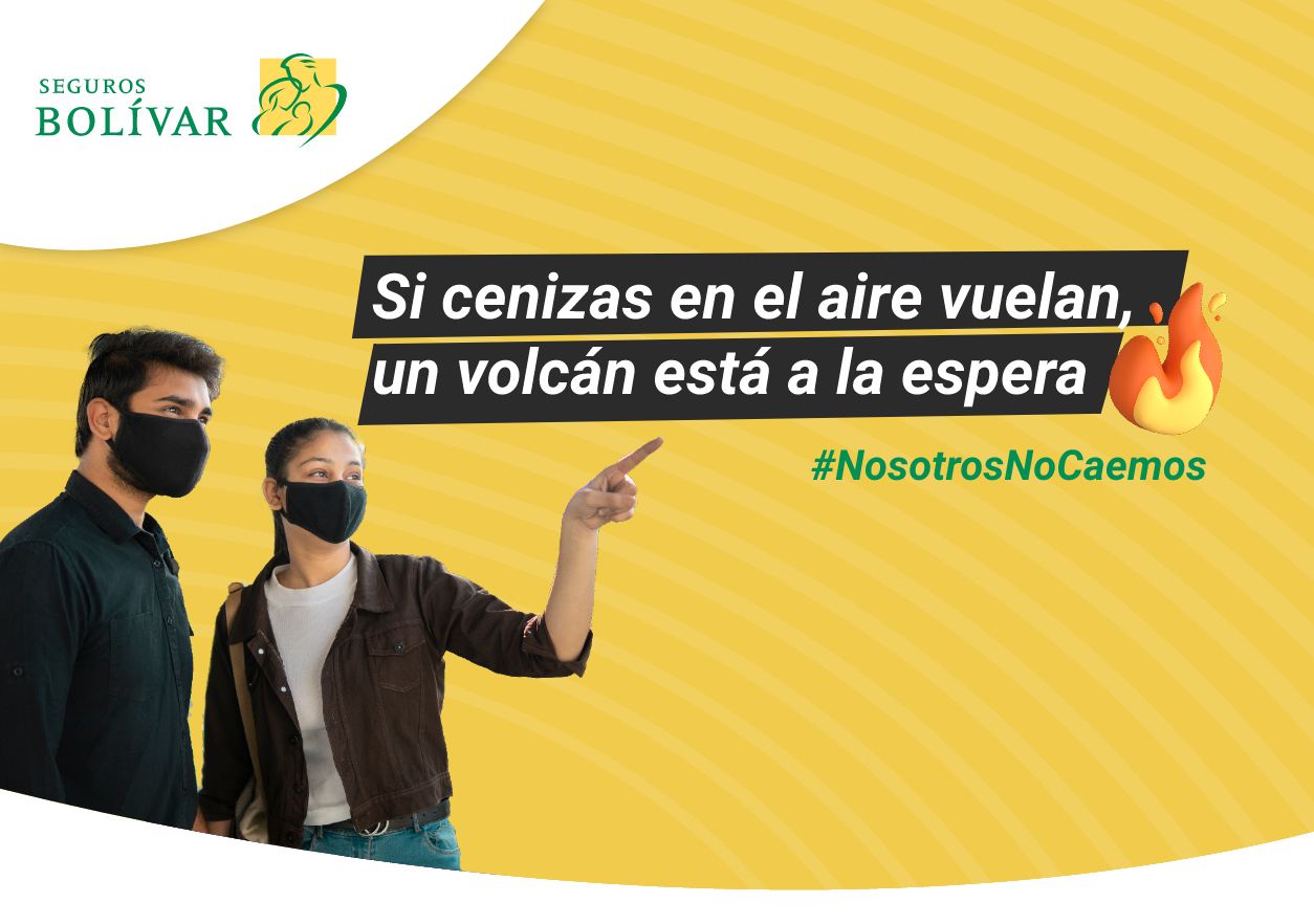 Si cenizas en el aire vuelan, un volcán está a la espera​